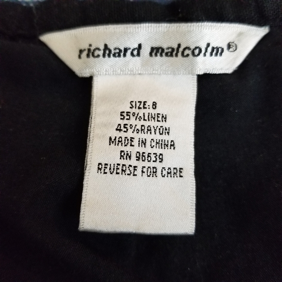 Vintage Richard Malcolm embroidered skirt, sz 8 (223) - Picture 2 of 9